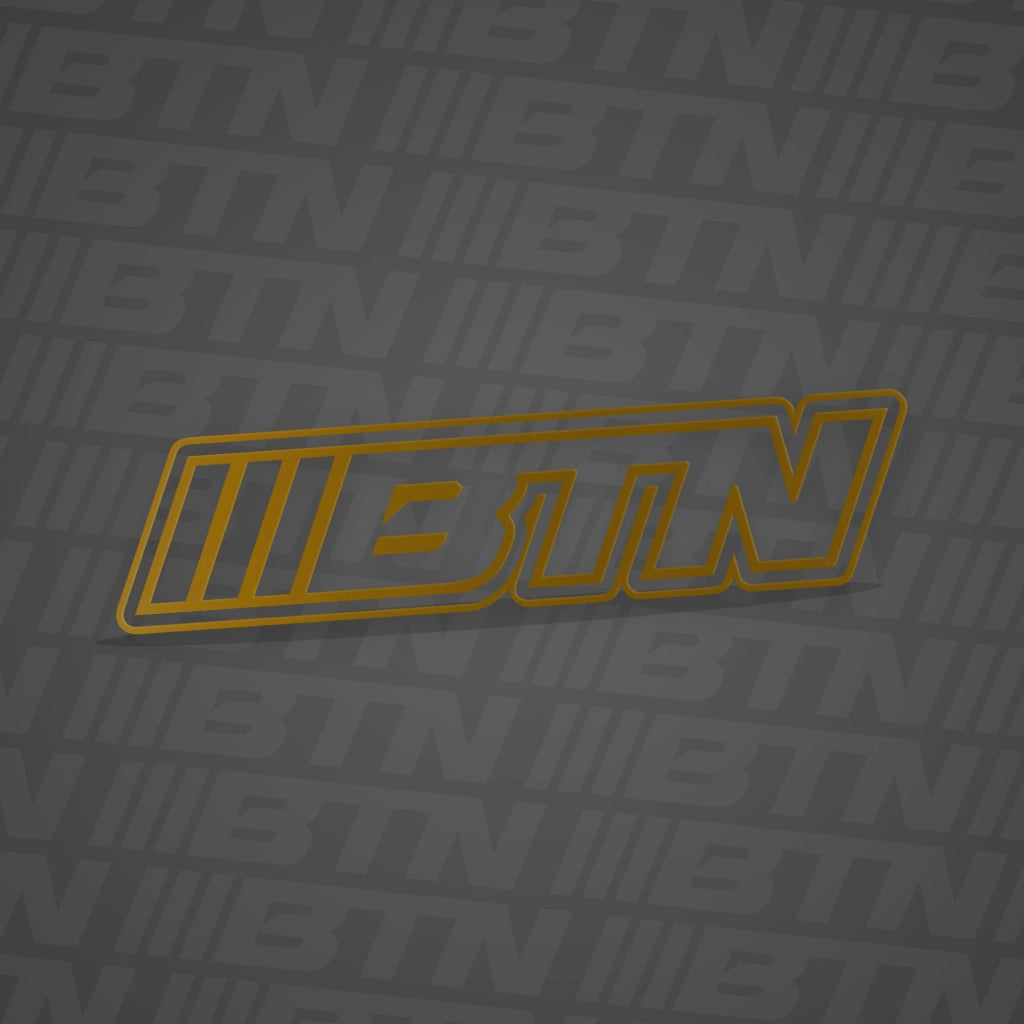BTN Holographic Double Outline 7" Decal