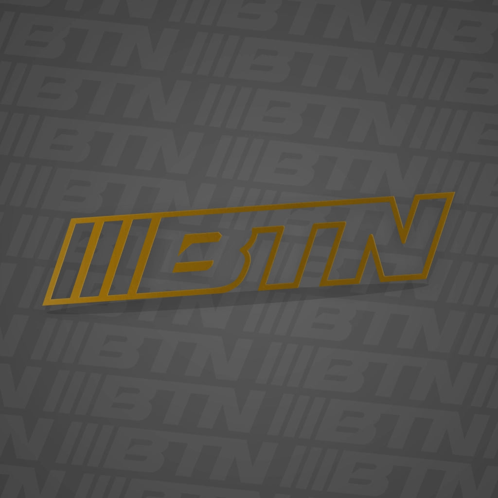 BTN Holographic Outline 7" Decal