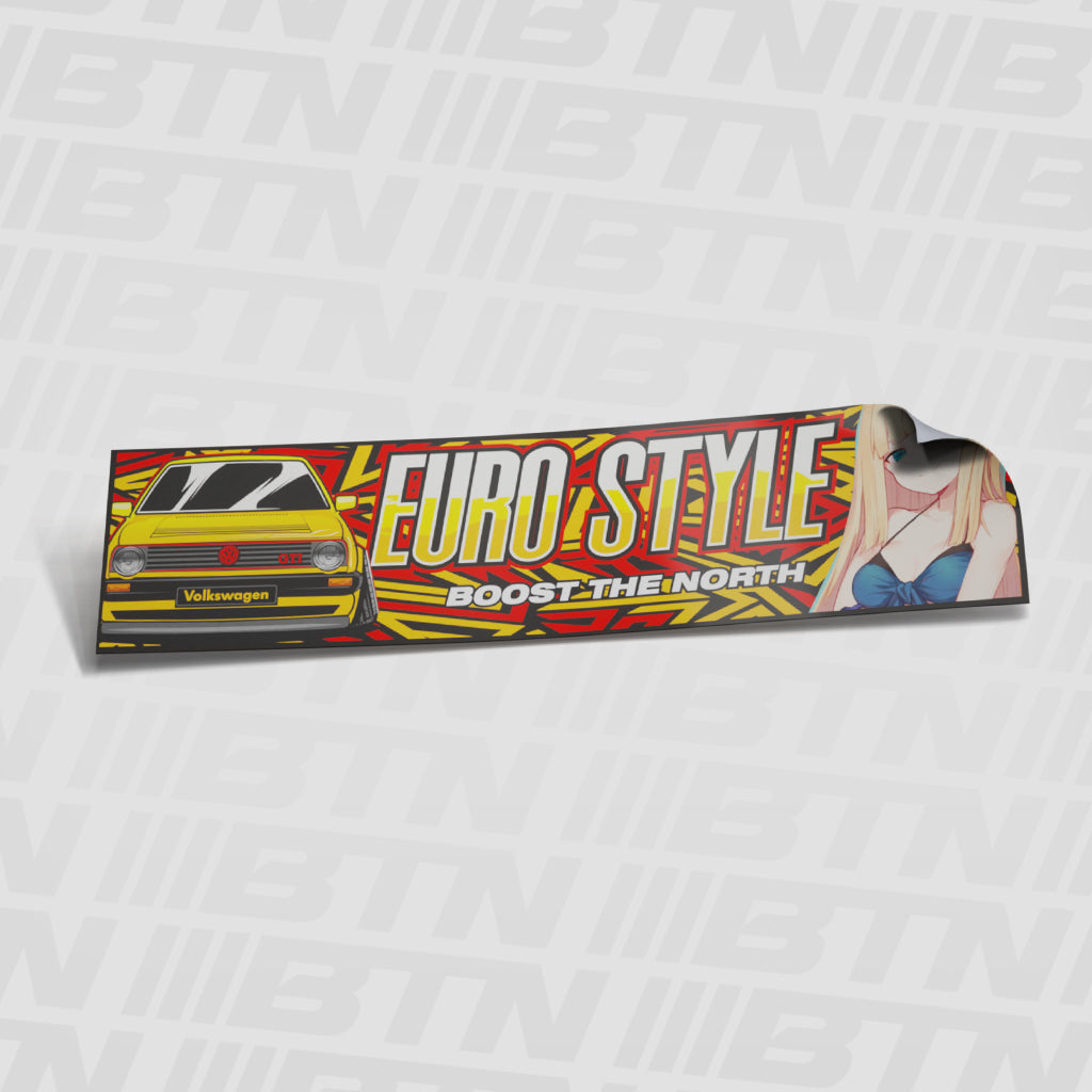 VW GTI Euro Style Slap Sticker