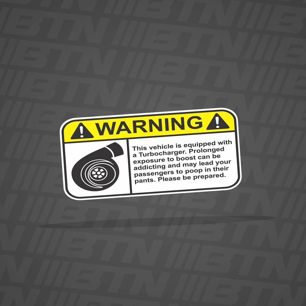 ⚠️Warning ⚠️ Turbo Decal