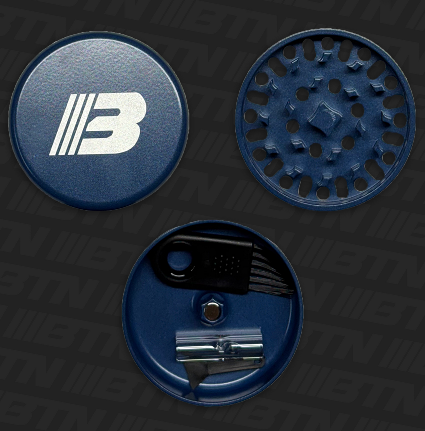 B Emblem Full Ceramic Grinder