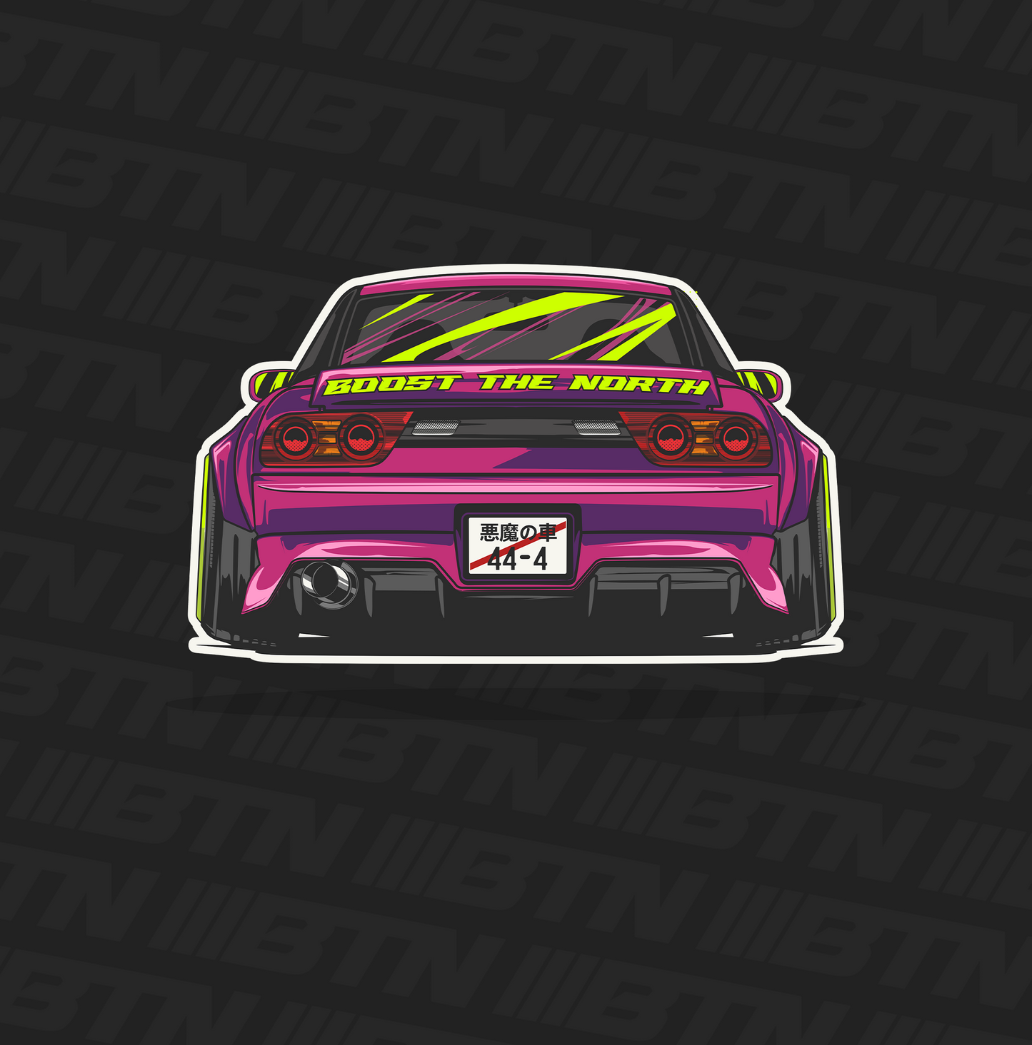 240SX Car Decal