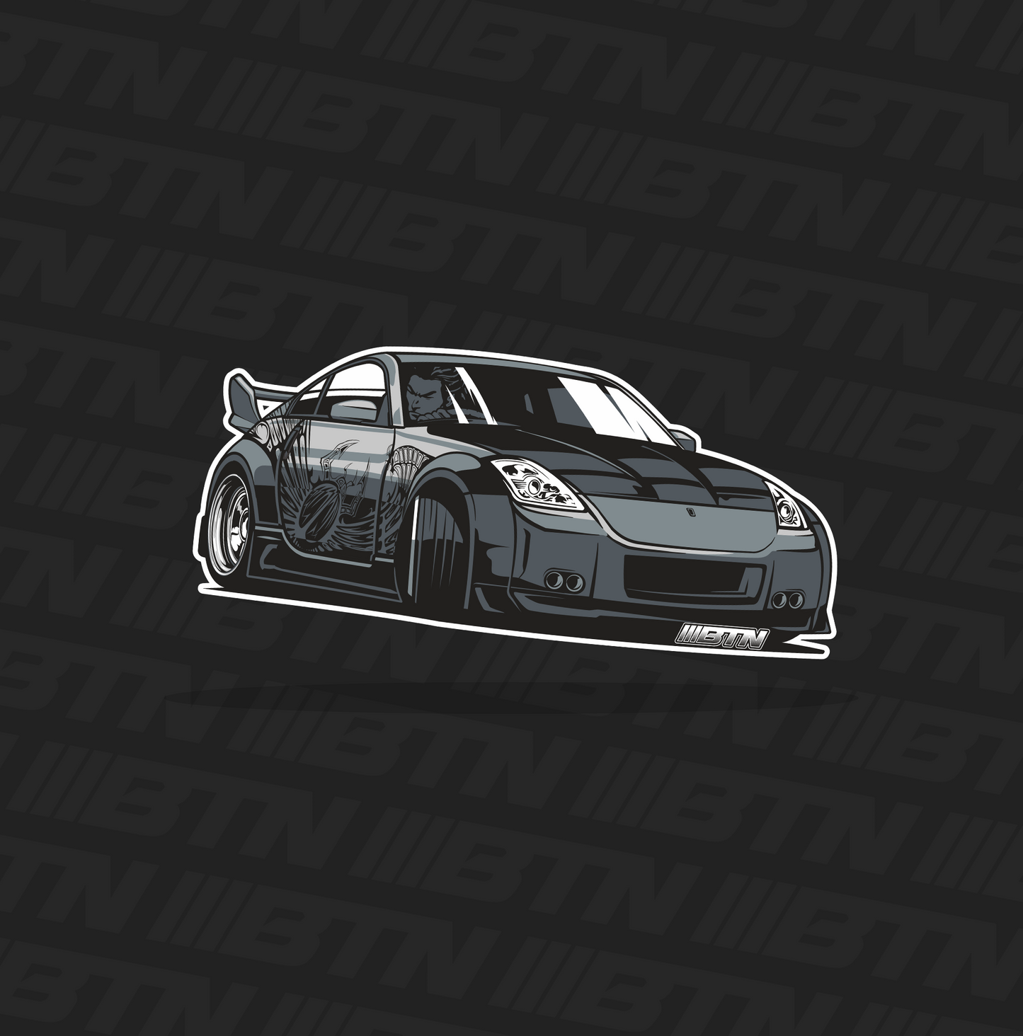 DK's 350z Car Decal