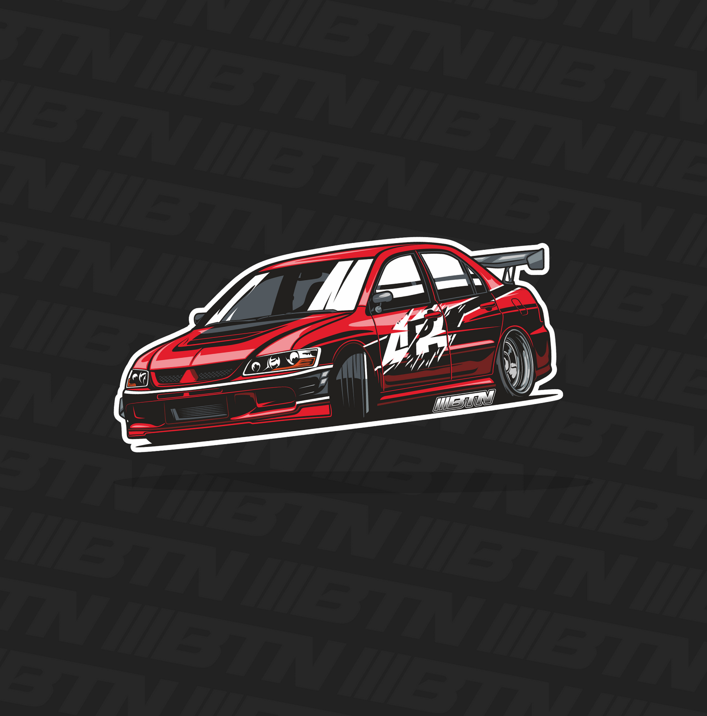 Evo 9 Car Decal