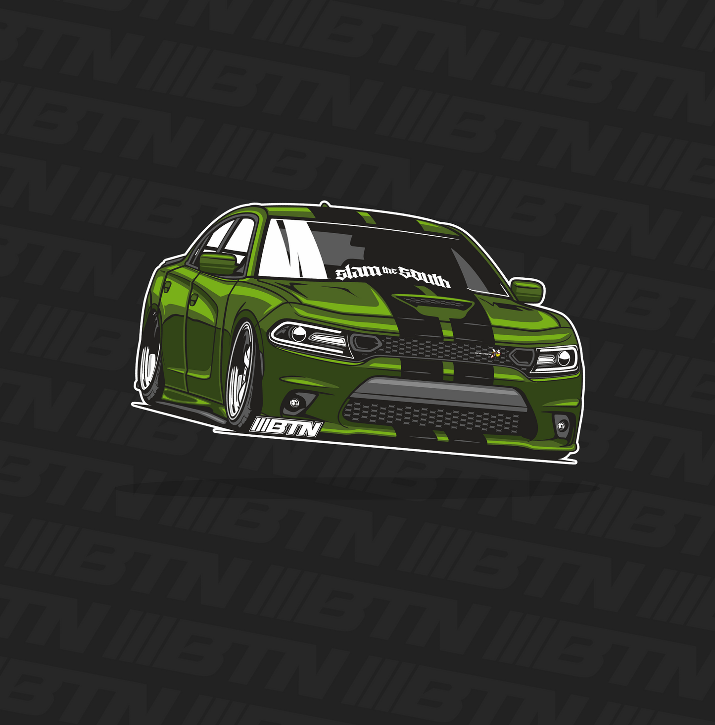Ashtons Scat Pack Charger Decal