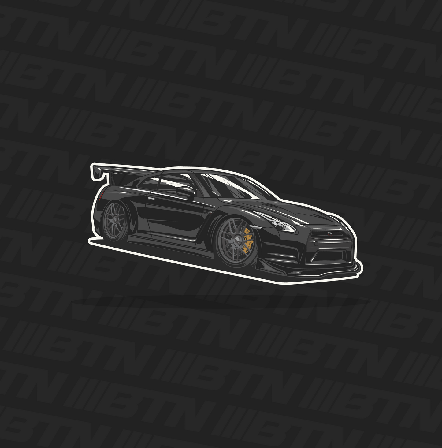 R35 Nissan GTR Decal