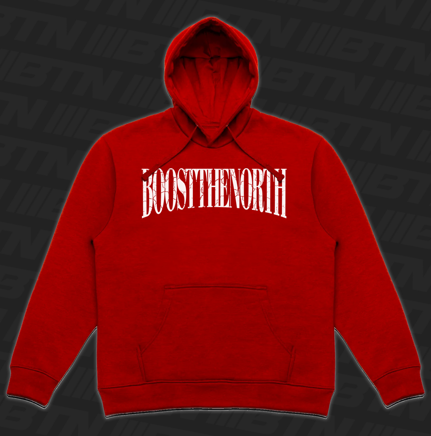 BTN Cracked Hoodie Red