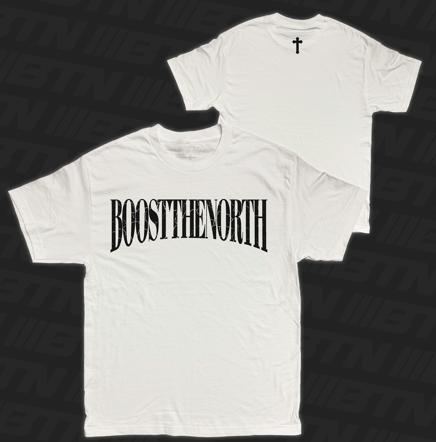 BTN Cracked White Tee