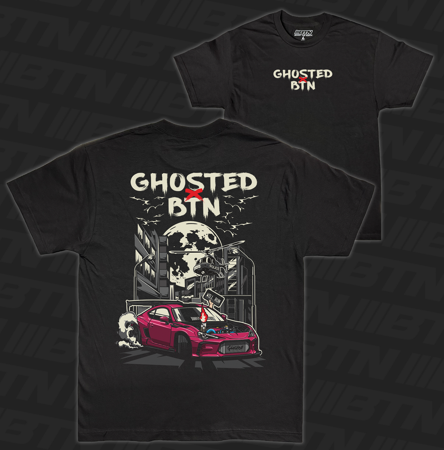 Ghosted x BTN Heavyweight Tee 280 GSM