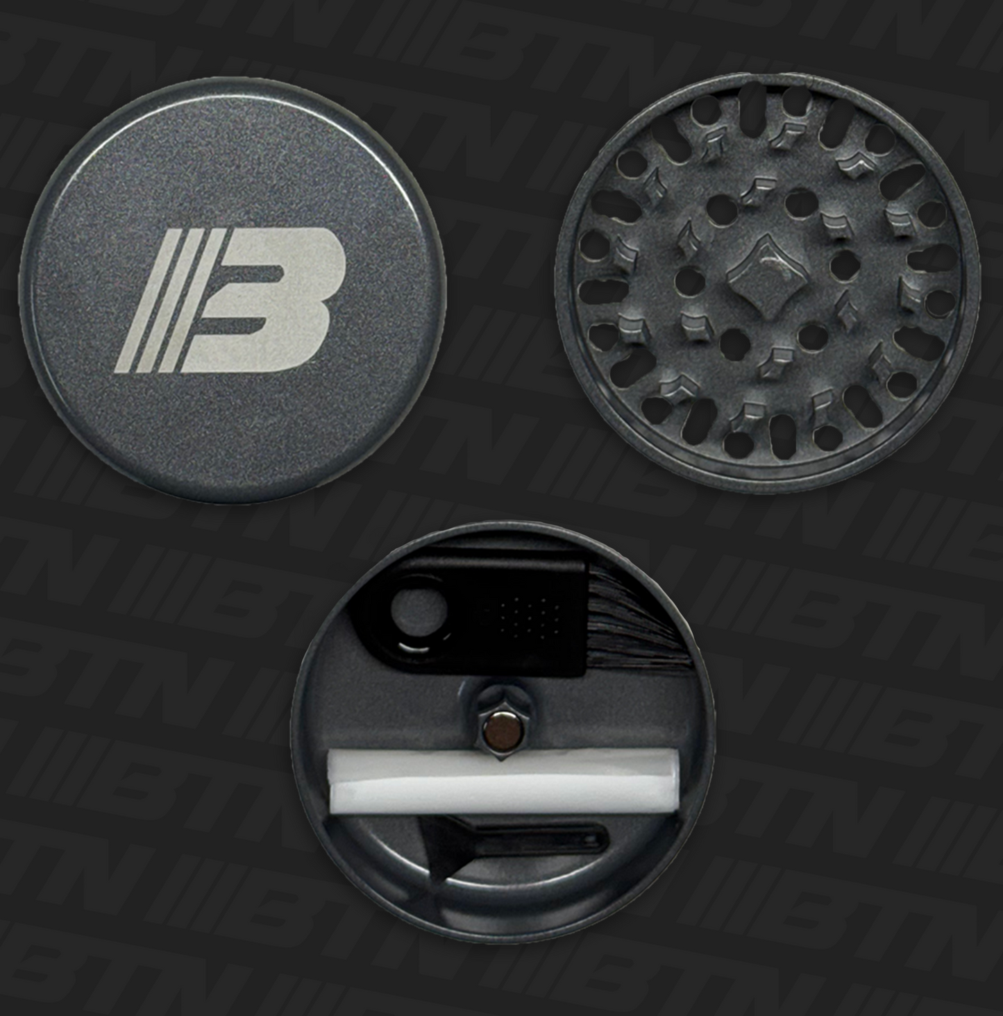 B Emblem Full Ceramic Grinder