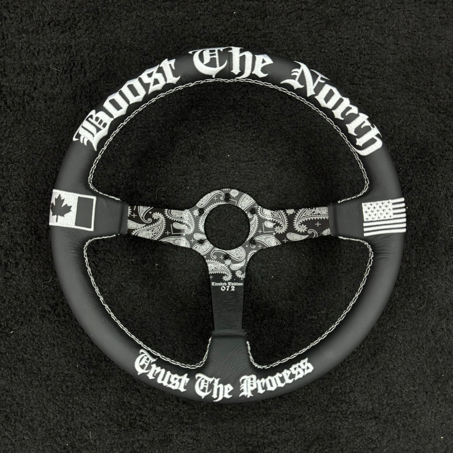 Limited Edition Leather Paisley Steering Wheel