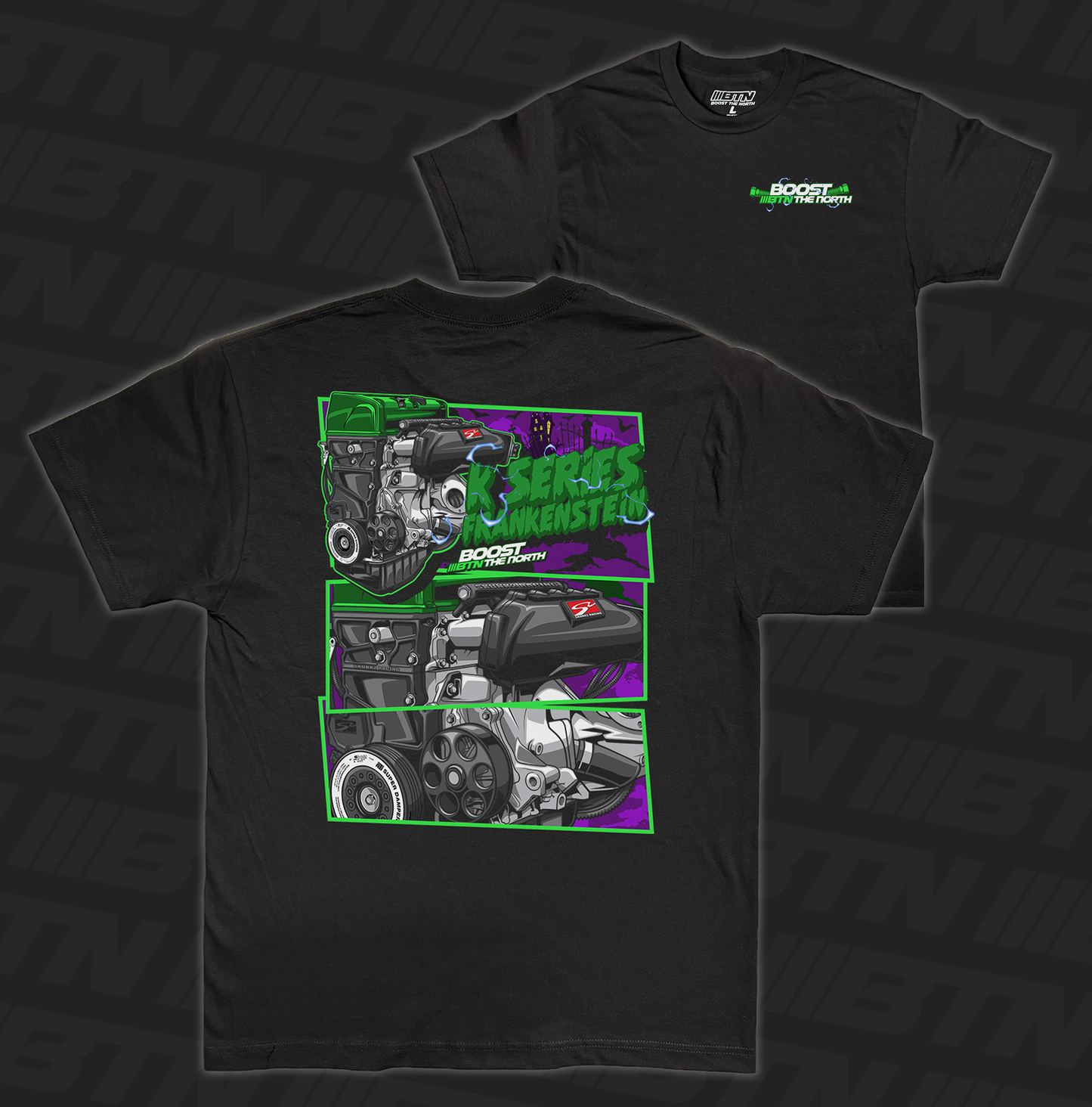 Frankenstein K Series Tee Black