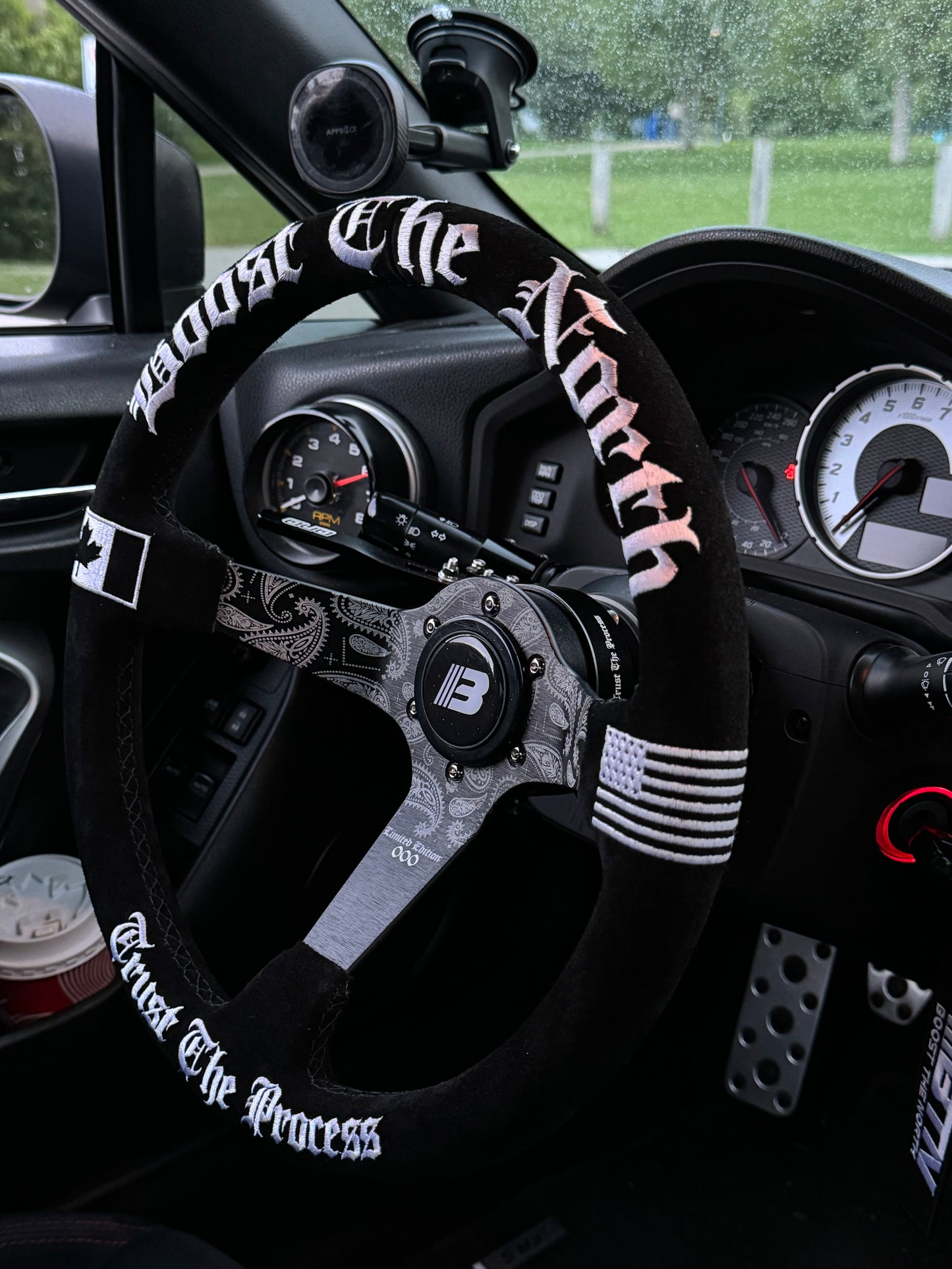 Limited Edition Suede Paisley Steering Wheel
