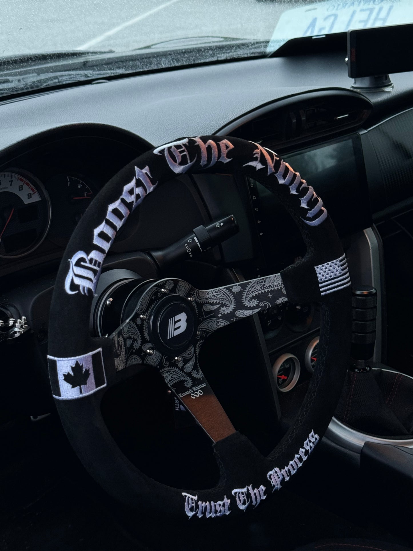 Limited Edition Suede Paisley Steering Wheel