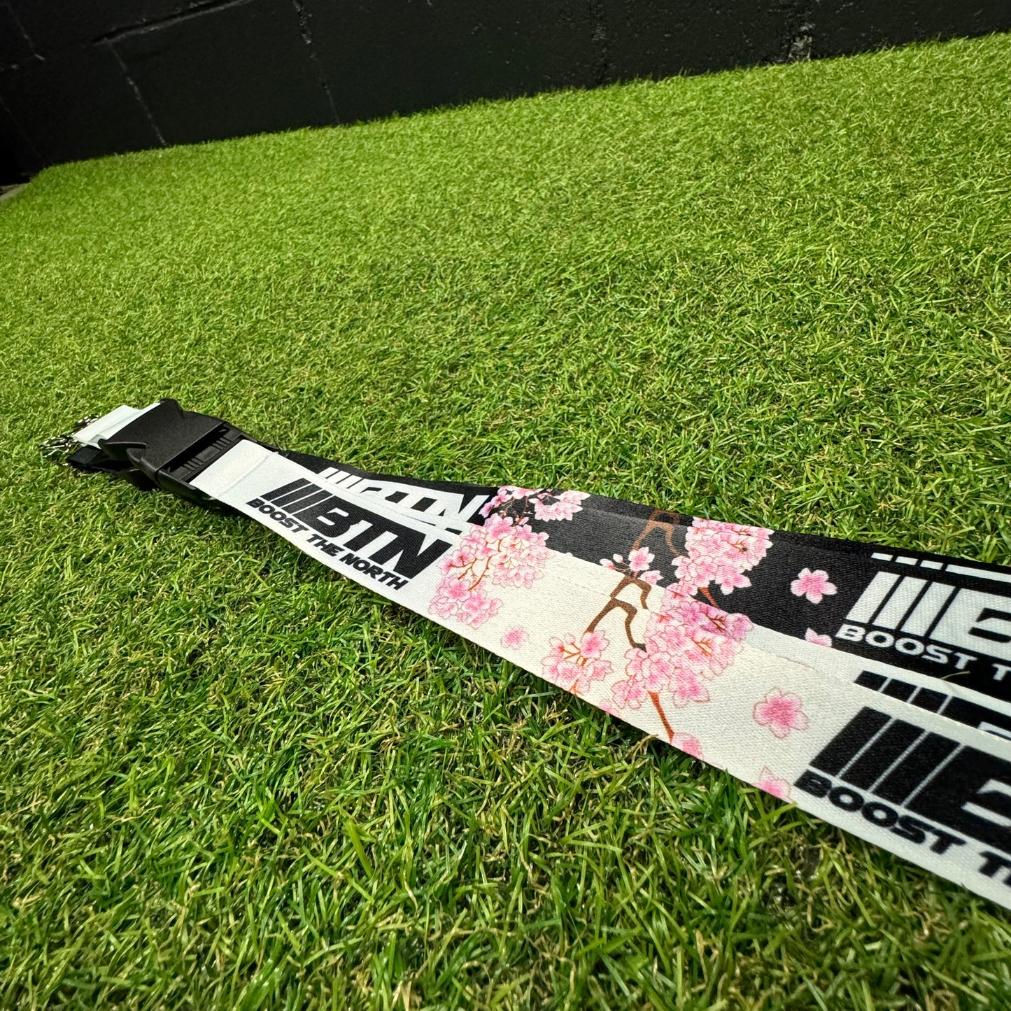 BTN Blossom Lanyard Black