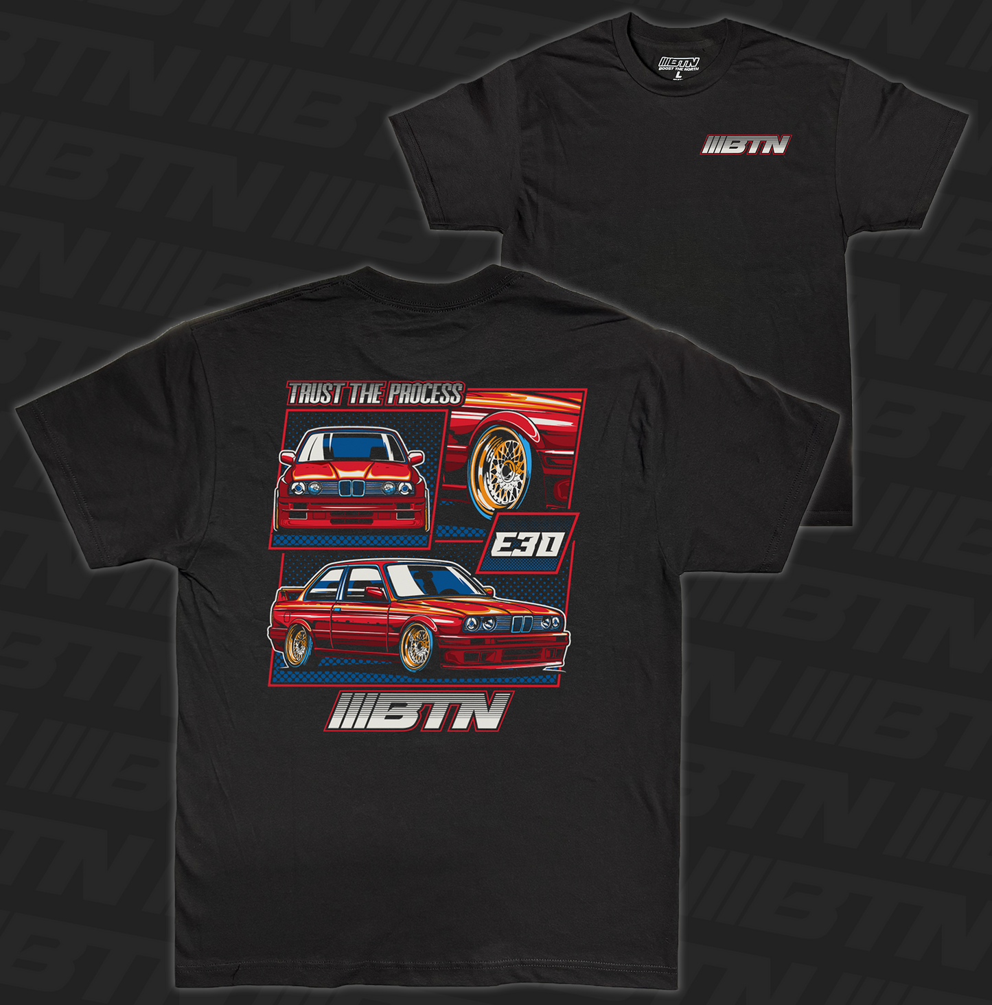 Red BMW E30 Tee