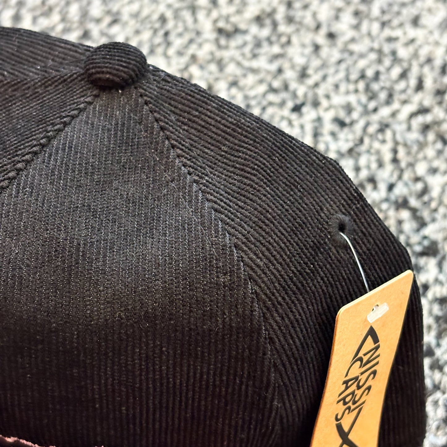 Black Corduroy Slam The South SnapBack