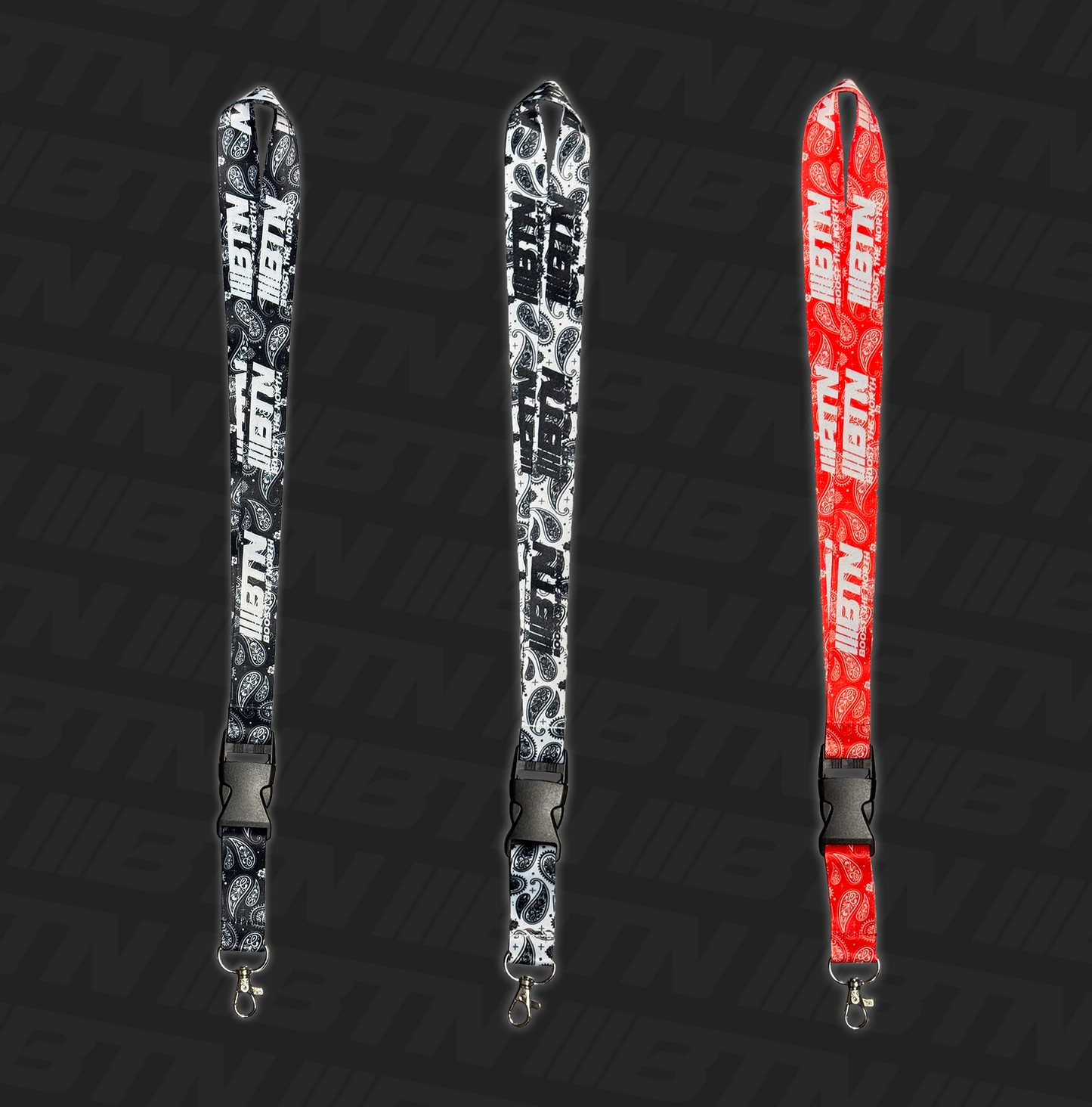 Paisley BTN Lanyards
