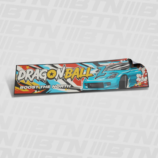 Dragonball Z 350z Slap Sticker