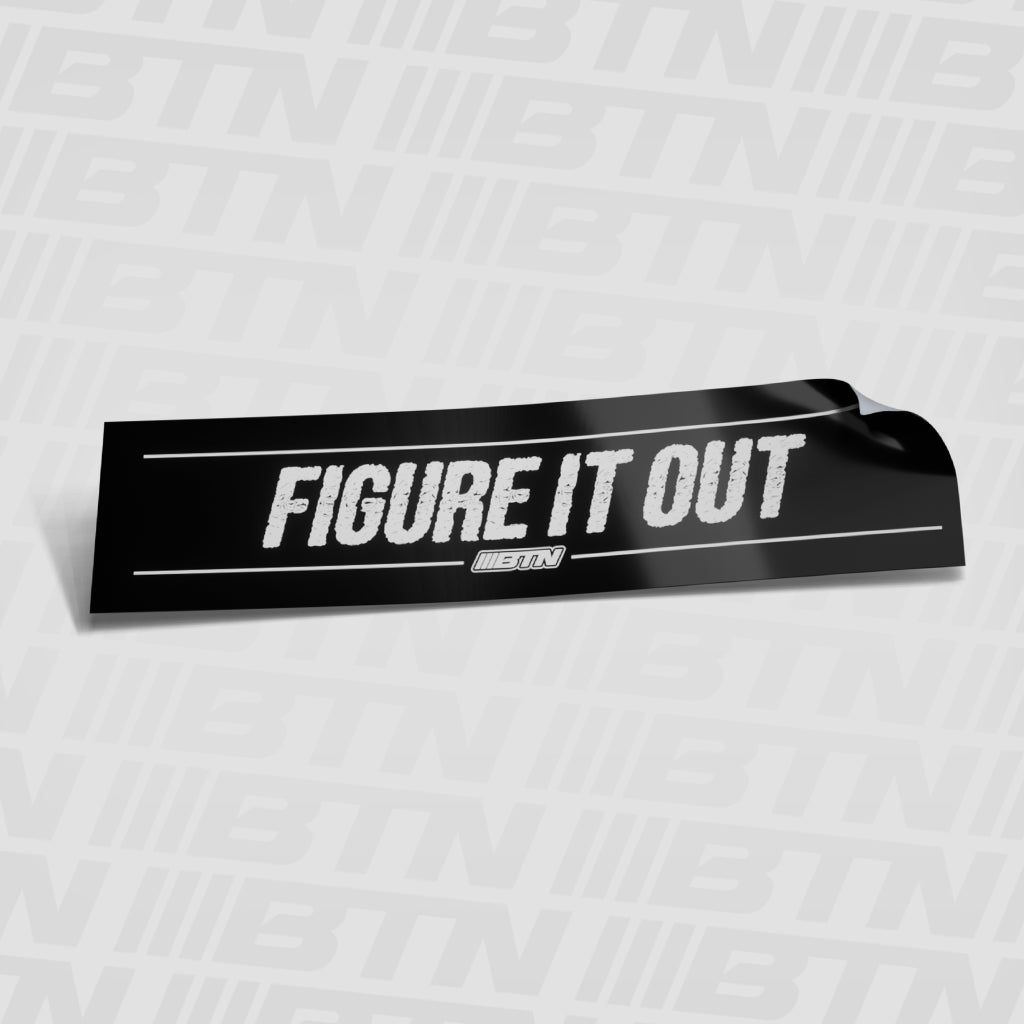 Figure It Out Slap Sticker