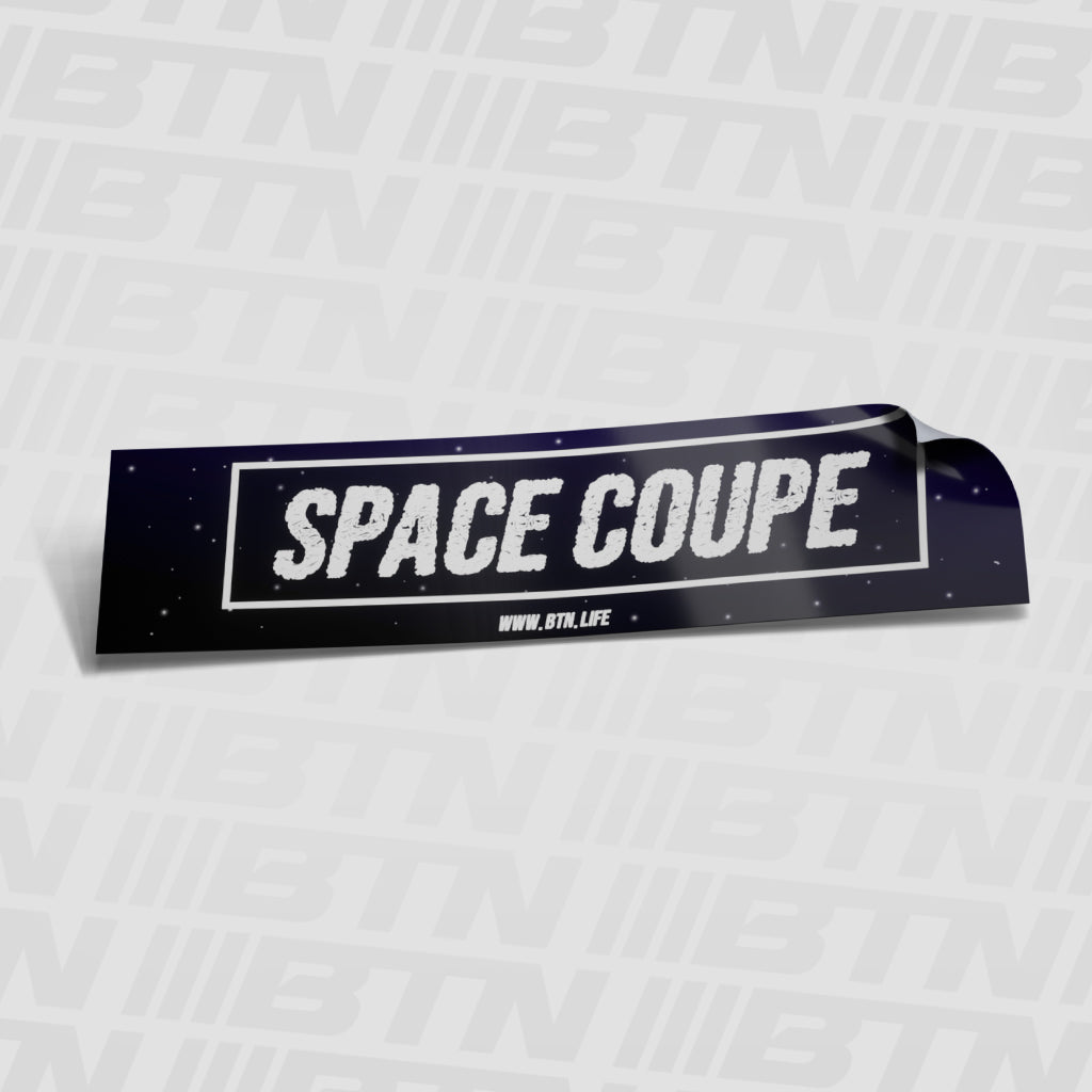 Space Coupe Slap Sticker