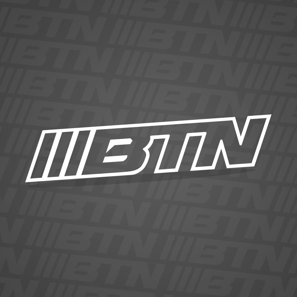 BTN Windshield Banner - Single Outline Badge