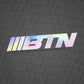 BTN Windshield Banner - Solid Badge