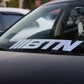 BTN Windshield Banner - Solid Badge