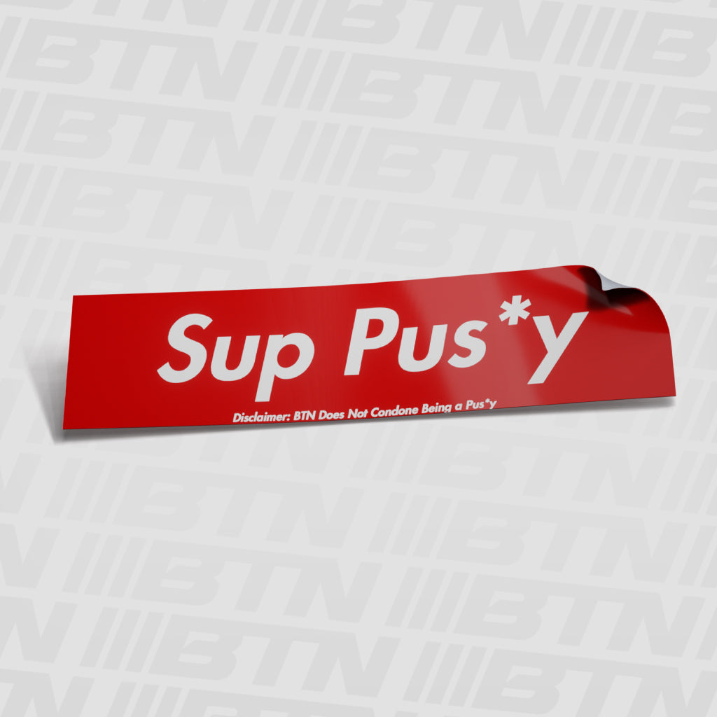 Sup Pus*y Slap Sticker