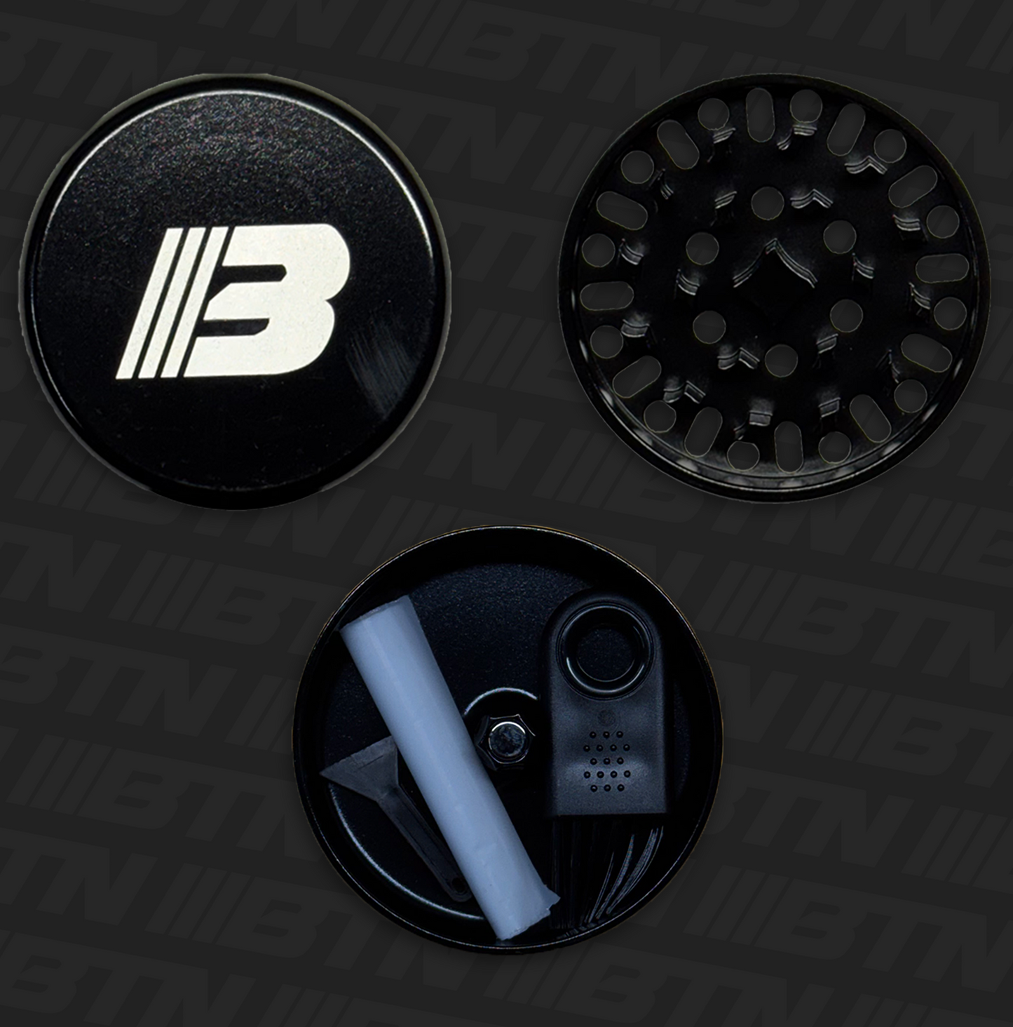 B Emblem Full Ceramic Grinder