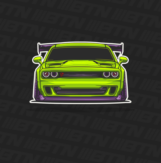 Challenger Demon Decal