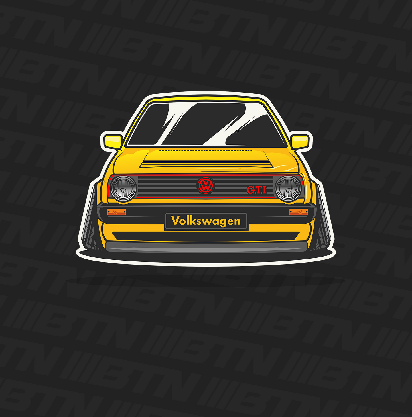 VW GTI Car Decal