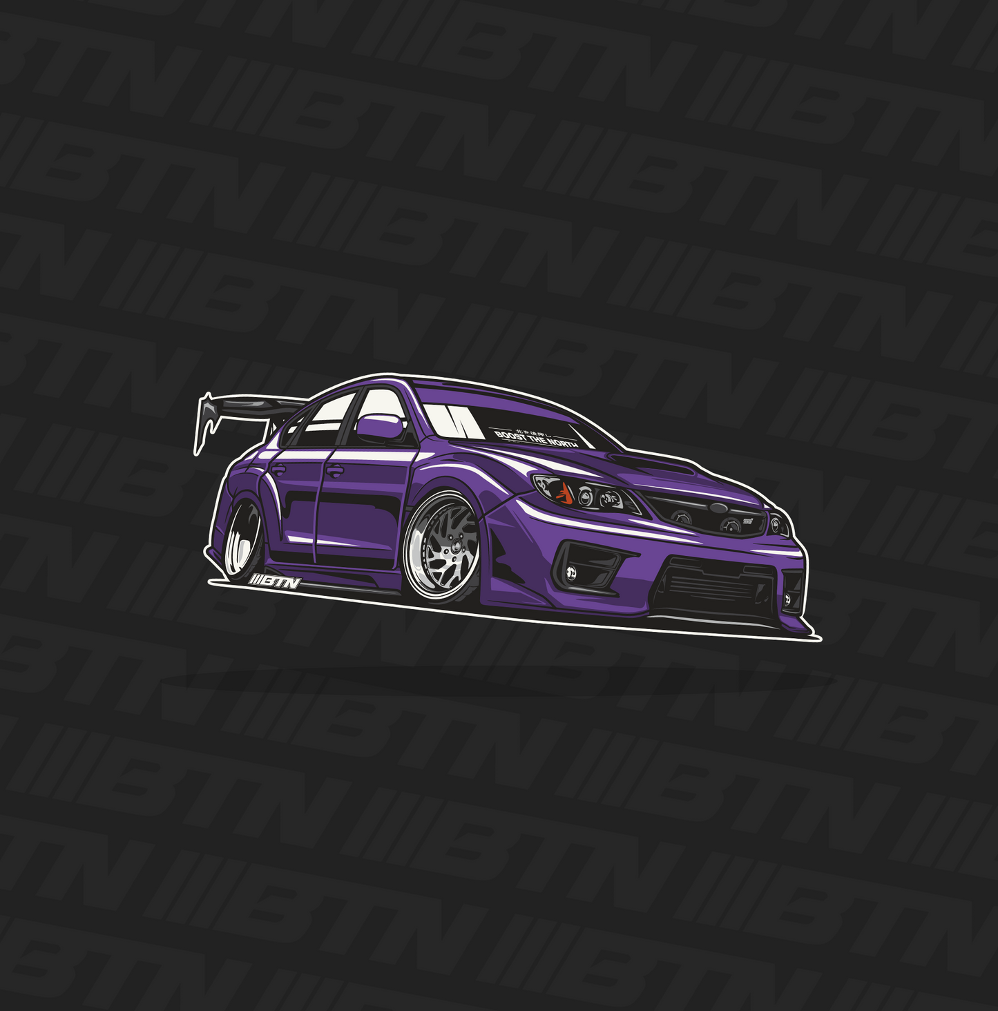 Coby's Subaru STI Car Decal