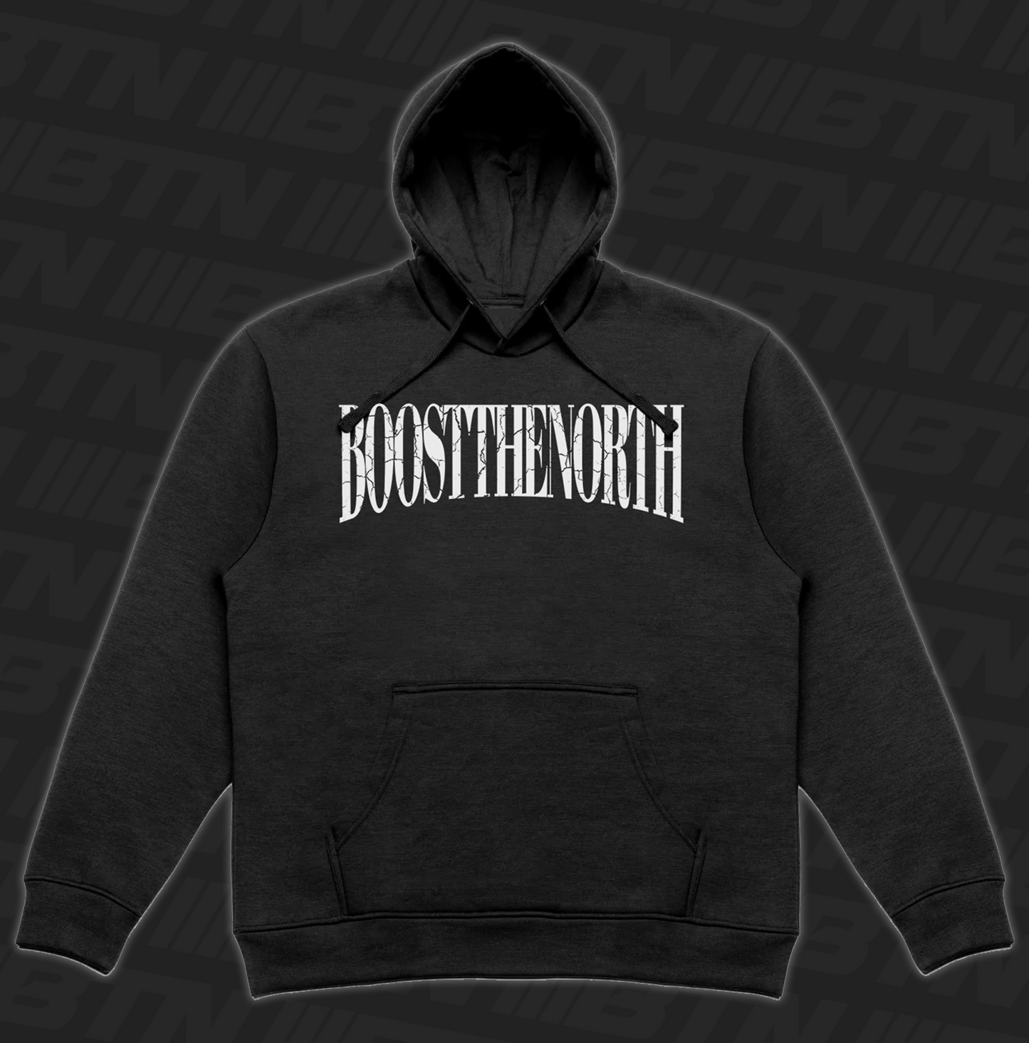BTN Cracked Hoodie Black