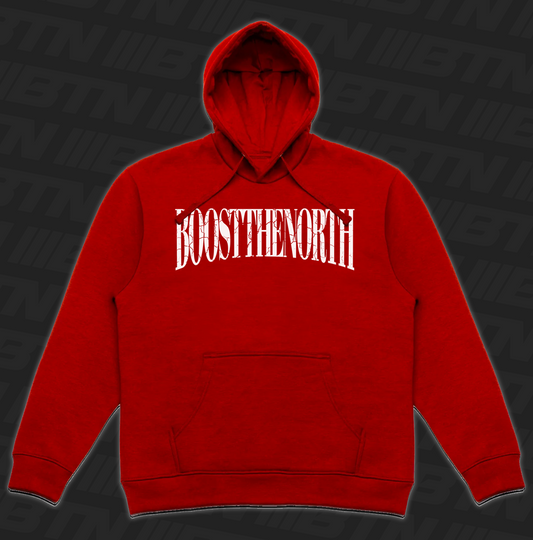BTN Cracked Hoodie Red