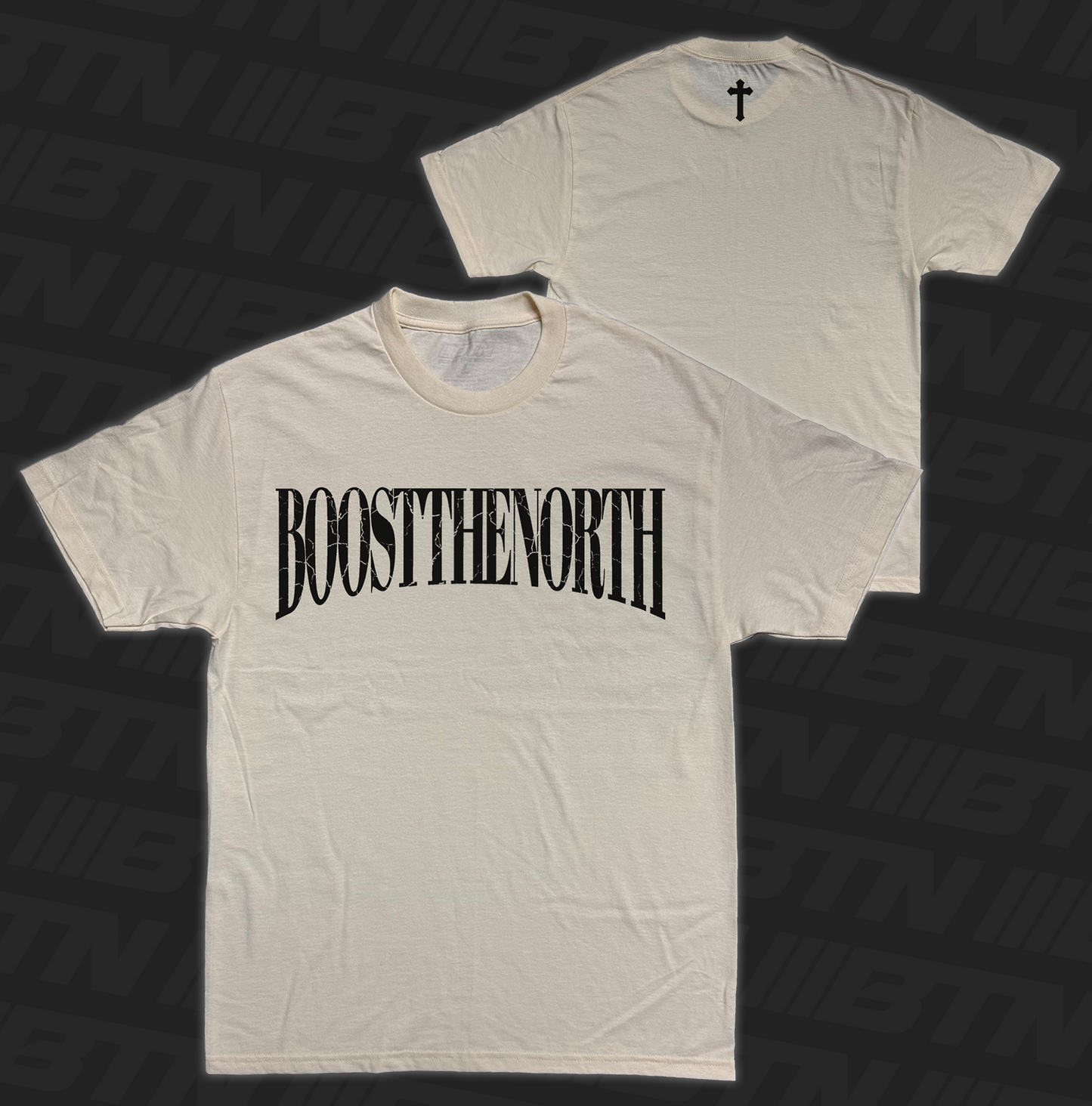 BTN Cracked Cream Tee