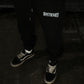 Cracked Small Logo Joggers BV2 Black