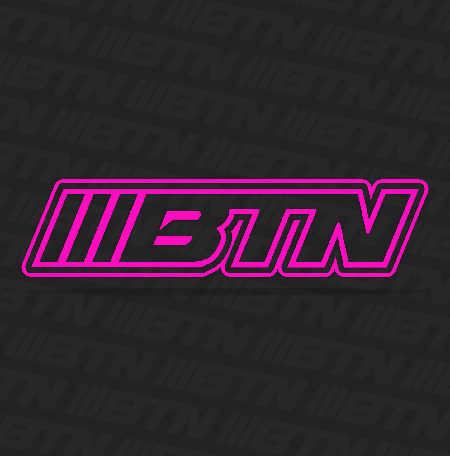 BTN Windshield Banner - Double Outline