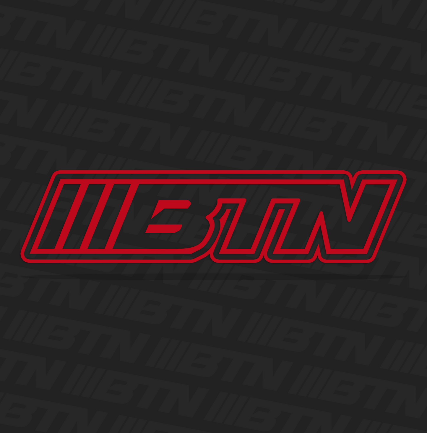 BTN Windshield Banner - Double Outline