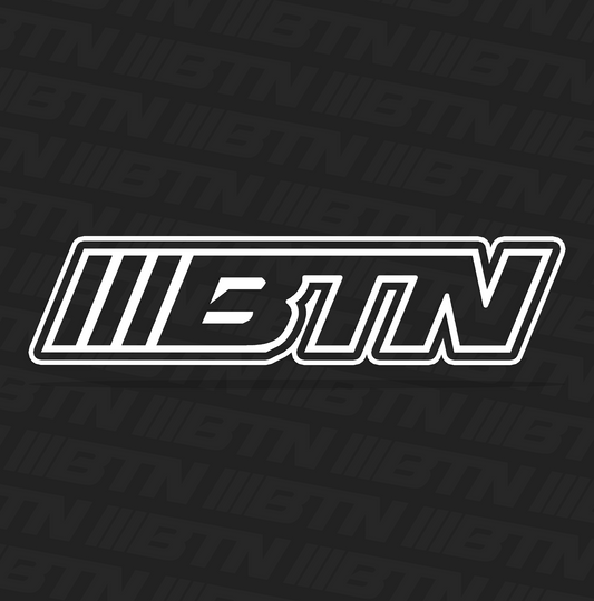BTN Windshield Banner - Double Outline