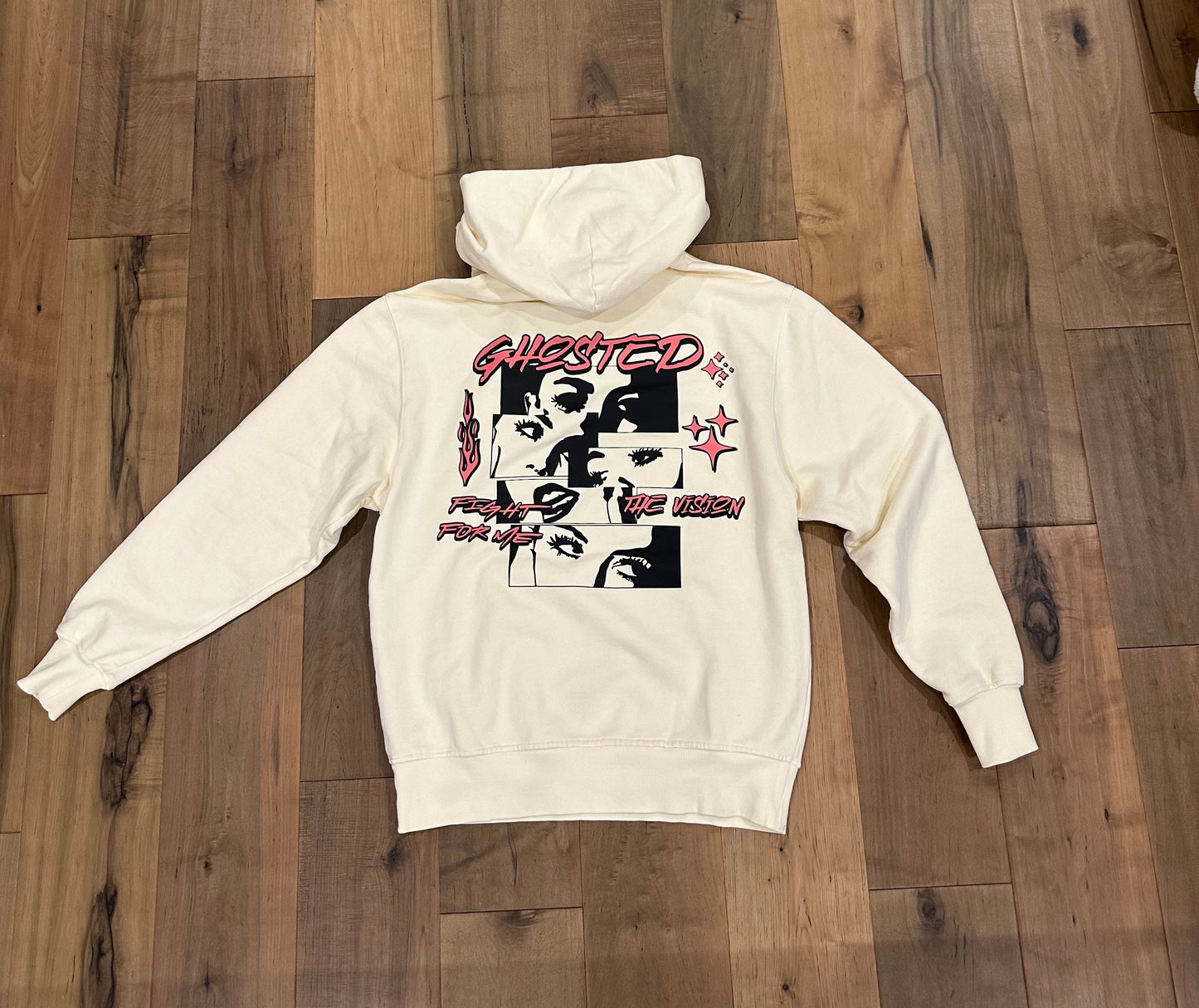 Fight for me Ghosted Collection Heavyweight Hoodie