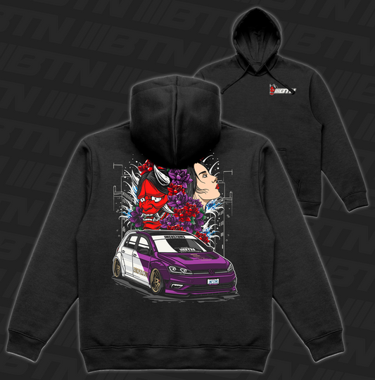 JM's Widebody VW Golf Hoodie Black