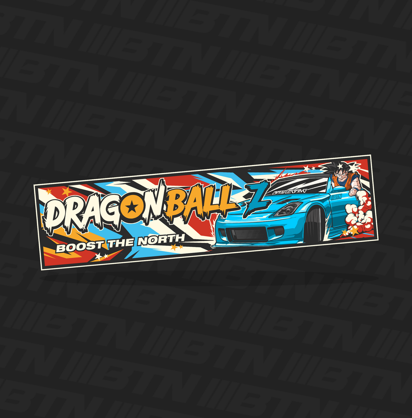 Dragonball Z 350z Slap Sticker