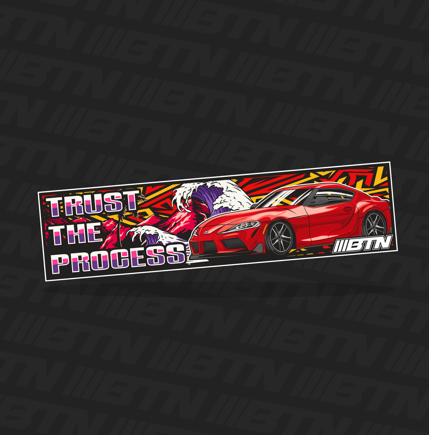 Toyota MK5 Supra Slap Sticker