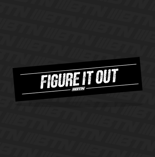Figure It Out Slap Sticker