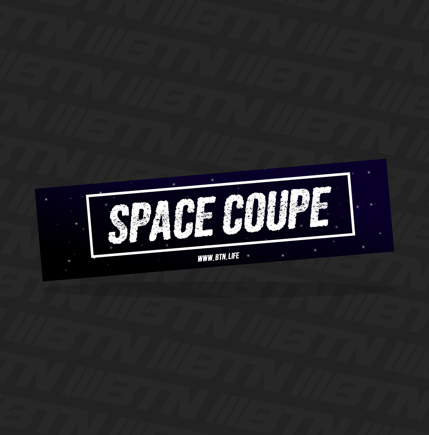 Space Coupe Slap Sticker