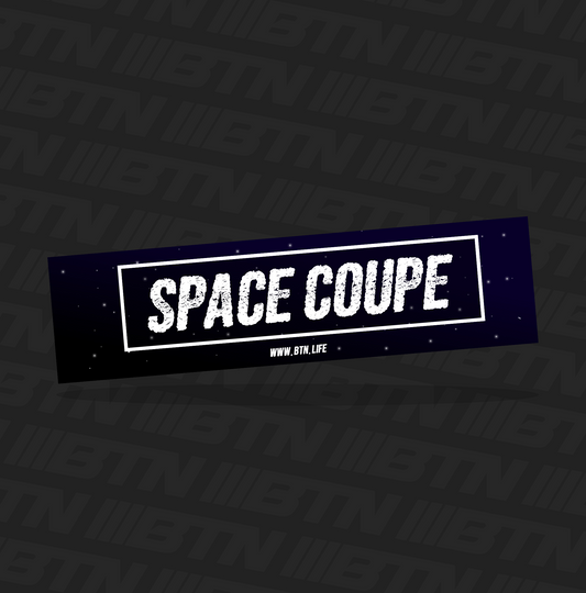 Space Coupe Slap Sticker