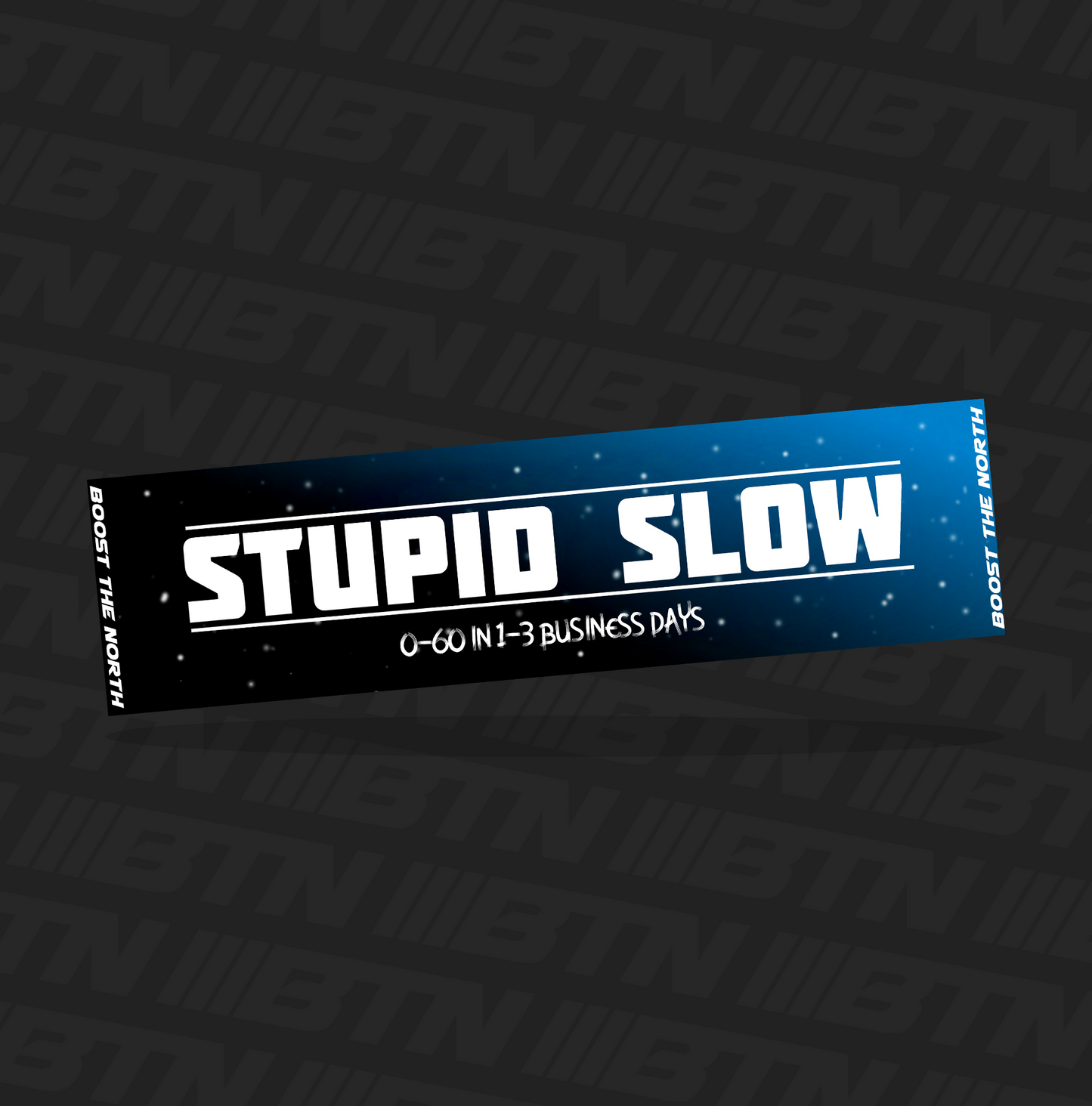 Stupid Slow Slap Sticker