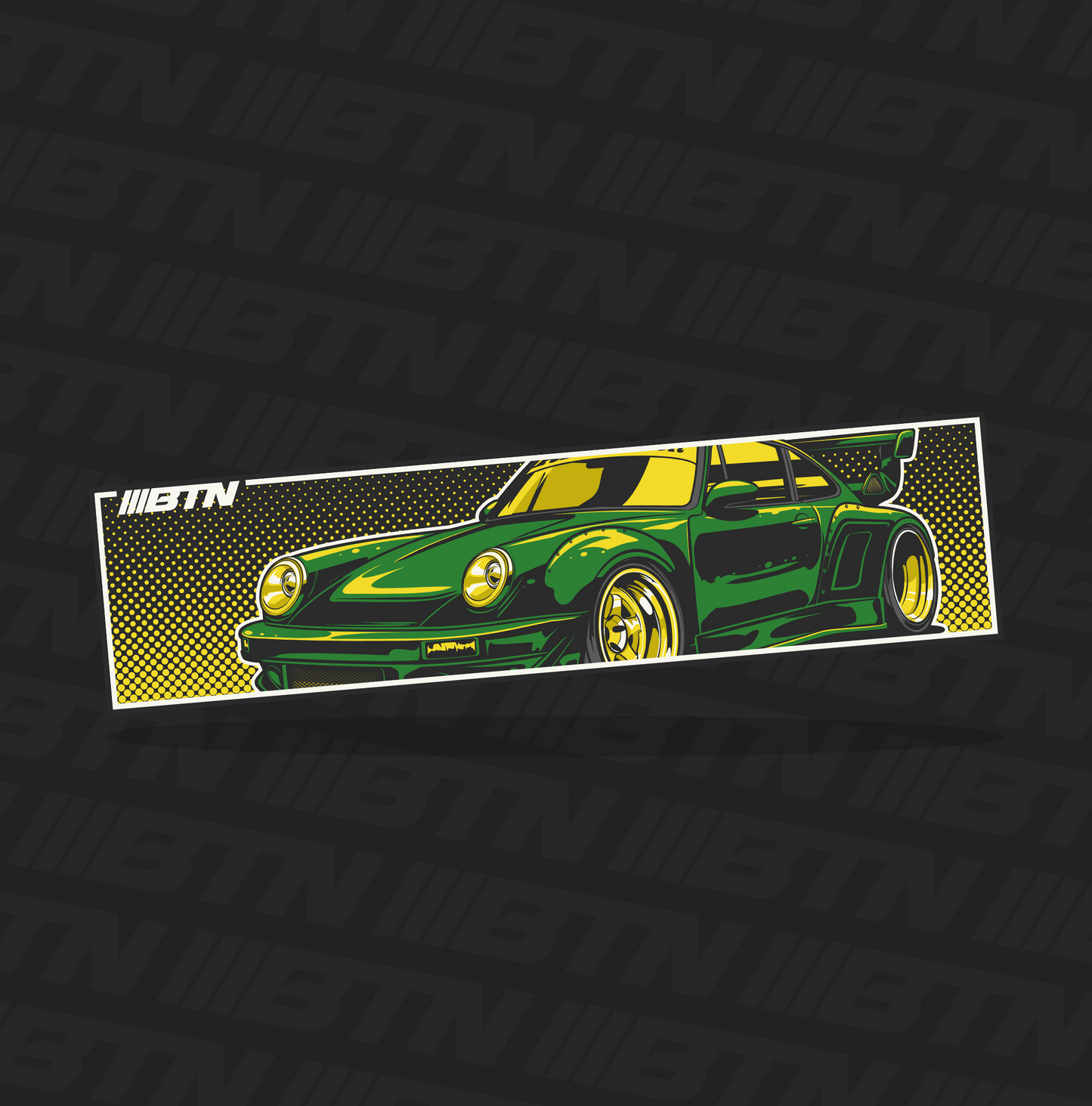 RWB Porsche Slap Sticker
