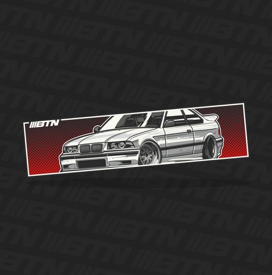 BMW E36 Slap Sticker